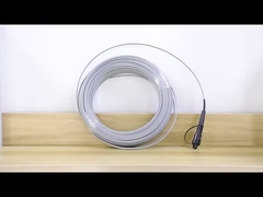 SC APC cordão de remendo com rolos de cabos de fibra de queda interiores e externos