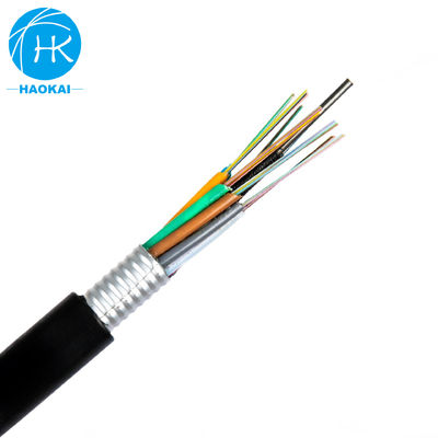Cabos de fibra de aço GYTA à prova d'água com reforço central de fio de aço único