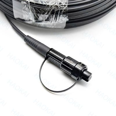SC APC FTTA Cabo de fibra óptica 5.0mm G657A2 LSZH 5M Cordão de remendo preto