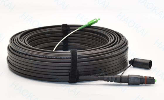 FTTA Mini Waterproof Patch Cord SC APC-SC APC Drop Fiber Optic Cable