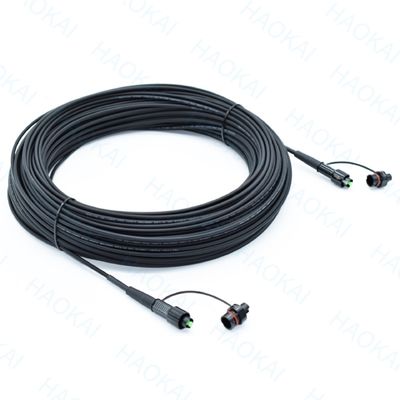 FTTA Mini Waterproof Patch Cord SC APC-SC APC Drop Fiber Optic Cable