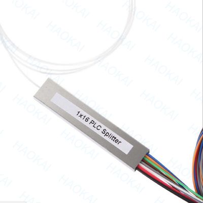 FTTH 1x4 1x8 Fibra PLC Splitter Mini Tubos de Aço Com Conector SC APC