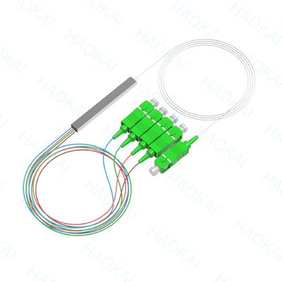 LC APC 1x16 Conector Fibra PLC Splitter Mini Tubos de Aço Fibra Óptica Splitter