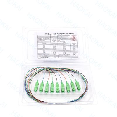 SC UPC APC LC Connector Fibra Óptica Splitter Mini Tubos de Aço Fibra Óptica Splitter Box