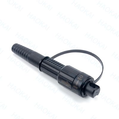 Pre-conector FTTX Solução SC APC FTTA Fibra Óptica 5.0mm G657A2 LSZH 5M Preto