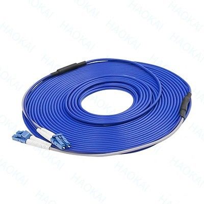 12 núcleo blindado de fibra óptica cordão SC-SC ramificação de patch cabo à prova d'água OM3