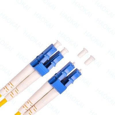 Arquiteturas de alta densidade de duplex Lc Lc Patch Cord Single Mode Fiber Optic Patch Cord