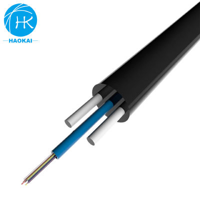 1 Núcleo de cabo FRP Flat FTTH Drop 1 - 12 Fibras GYFXTY GYFXTBY Cabo auto-sustentável