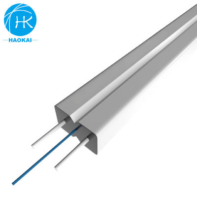 2 núcleo 6 núcleo FTTH Drop Cable Flat Fiber Optic Cable com Aramid Central Tube Steel Wire