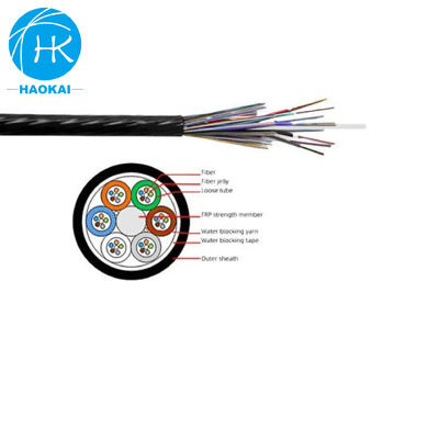 Instalação subterrânea de cabo de fibra óptica de sopro de ar Micro-ducto
