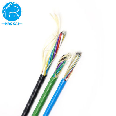 Cabos de fibra de ar de múltiplos núcleos de baixa fricção Cabos de microfibra óptica