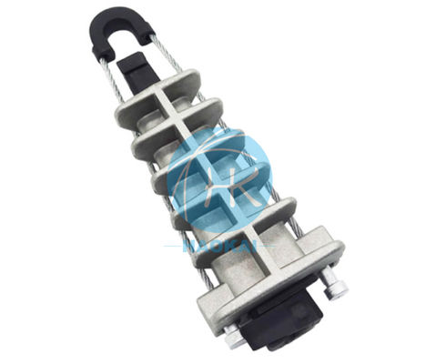 PA1500 Aperto de tensão de ligas de alumínio com pólo morto ADSS FTTH Wire Wedge Clamp