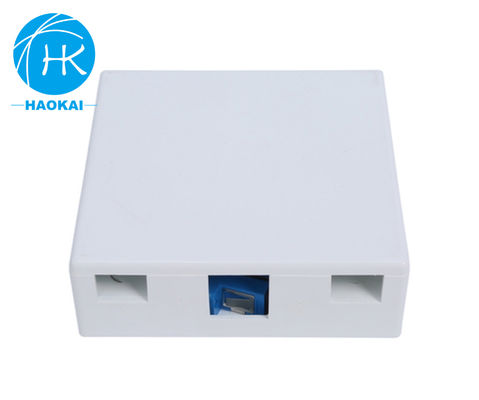 2 núcleo Mini Terminal Box SC Fibra Óptica Acesso 86 tipo Interior Ftth caixa montada na parede