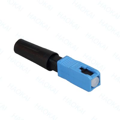 SC UPC Fibra Óptica Conector Rápido 0,9 mm 2,0 mm Conector de Fibra SC de Modo Único