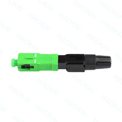 SC APC Quick Connector FTTH Drop Cable Fibra Óptica Fast Connector