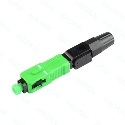 SC APC Quick Connector FTTH Drop Cable Fibra Óptica Fast Connector