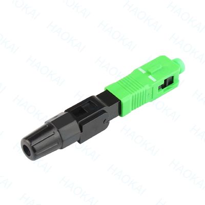 SC APC Quick Connector FTTH Drop Cable Fibra Óptica Fast Connector