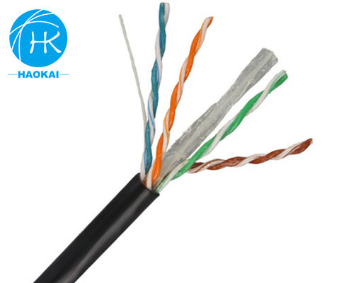 Cabos LAN interiores de cobre sólido UTP CAT6 Personalizado 4 pares 23awg 0,57mm 250MHz