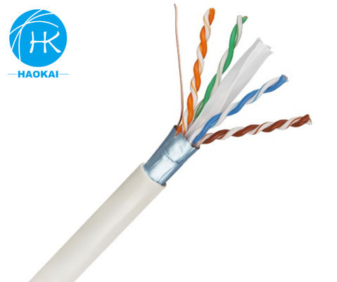 Cable UTP CAT6 preenchido com gelatina com cabo de rede aérea exterior de mensageiros