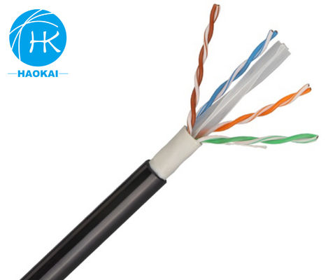 FTP CAT6A Cabo LAN interno 23awg Cabo de rede de cobre blindado