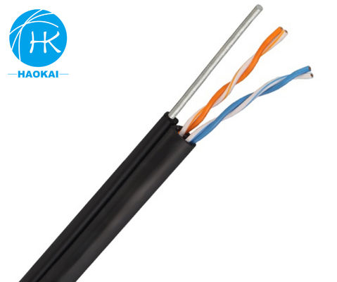 Outdoor 2 Pair Lan Cable UTP CAT5E Com Messenger 4pr 24awg