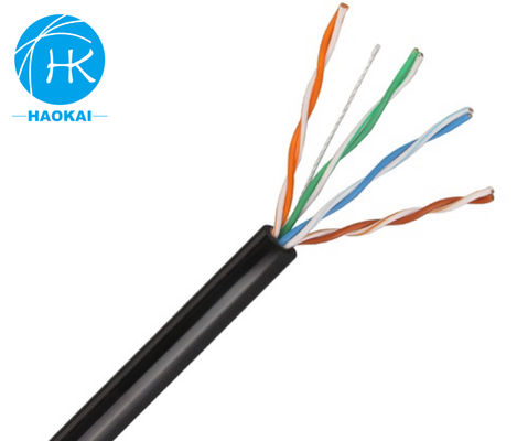 Cabo LAN de cobre puro de 4 pares Solid HDPE UTP CAT5E cabo de rede