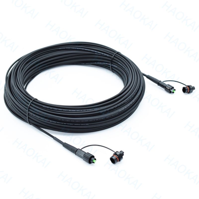 FTTA Mini Waterproof Patch Cord SC APC-SC APC Drop Fiber Optic Cable