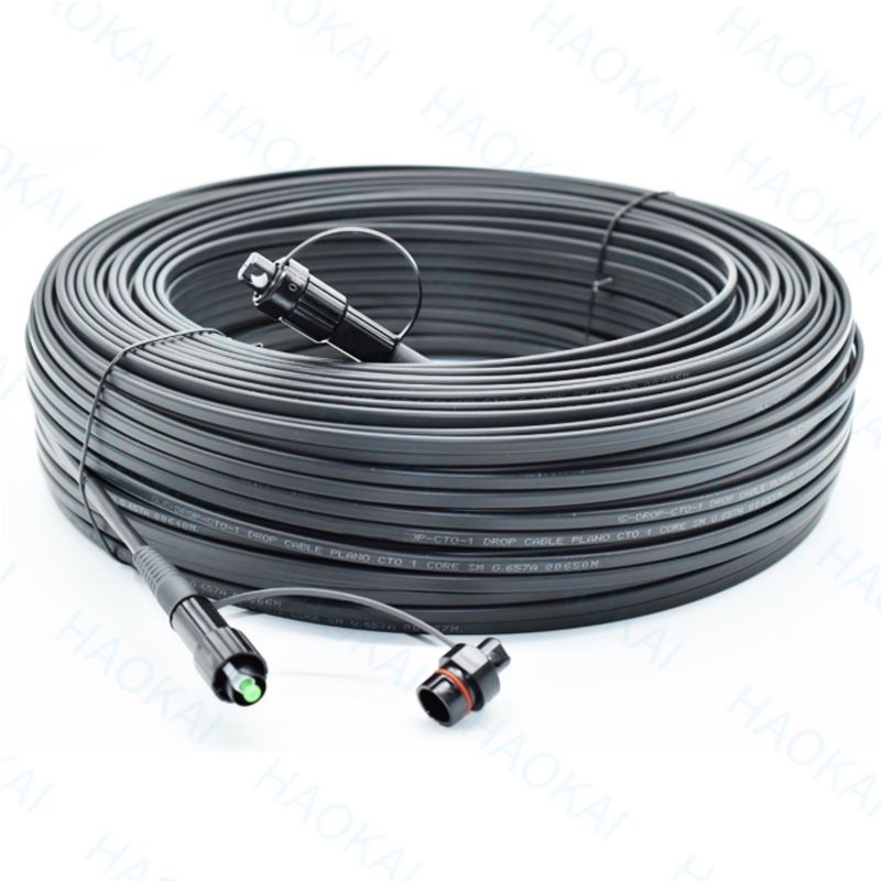 Exterior FTTH Fibra Óptica Patch Cord Mini SC APC conector à prova de água