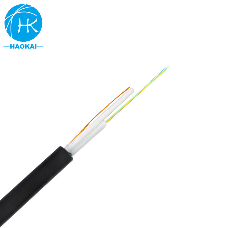 ASU triângulo cabo de fibra exterior para curto span sobrecarga ou enterrado colocação