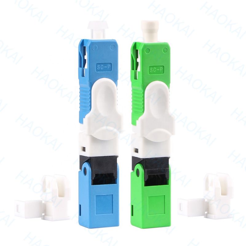 Conector rápido de fibra óptica de modo único ou multi-modo SC UPC APC Conector rápido de fibra óptica