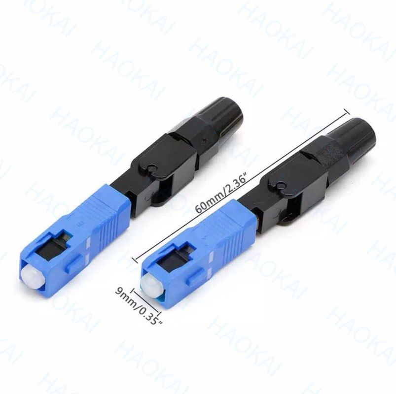 Cable FTTH Drop Fibra Óptica Conector Rápido Fibra SC UPC Conector Rápido